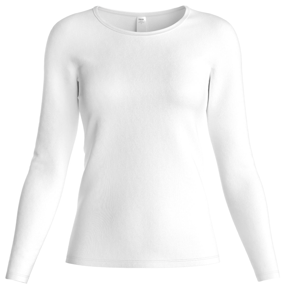 Calida Natural Comfort Top Long Sleeve bomull vit 15075 Helgas Borlänge