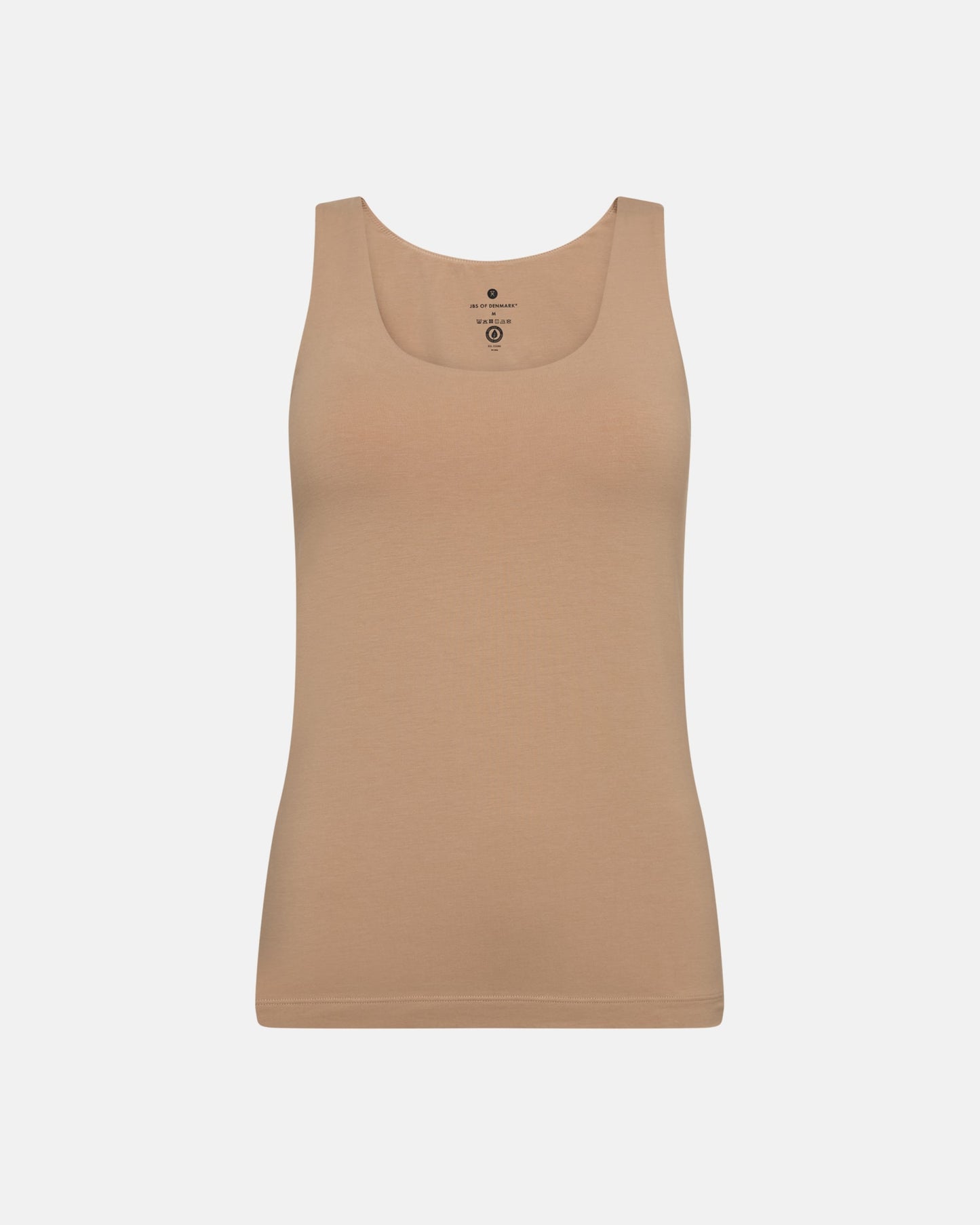 Fin beige nyans på JBS tank top med inbyggd bh.