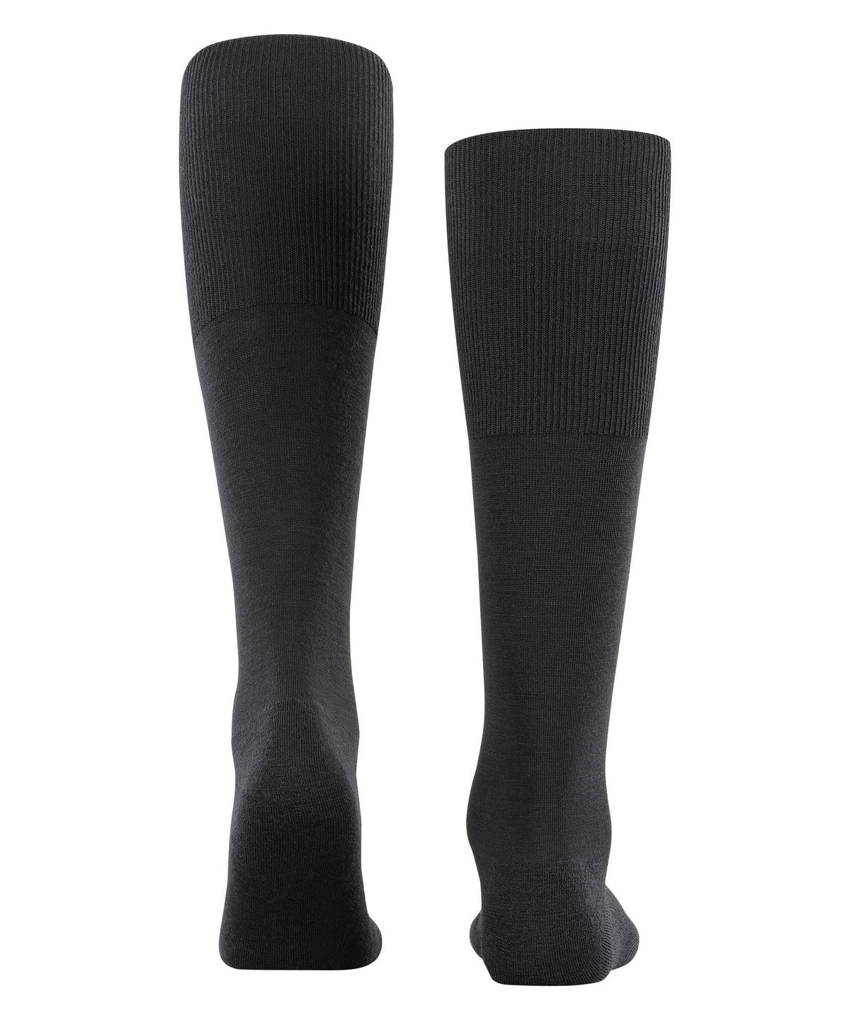 Falke merinoullstrumpa bakifrån med Perfect Fit och förstärkta zoner.