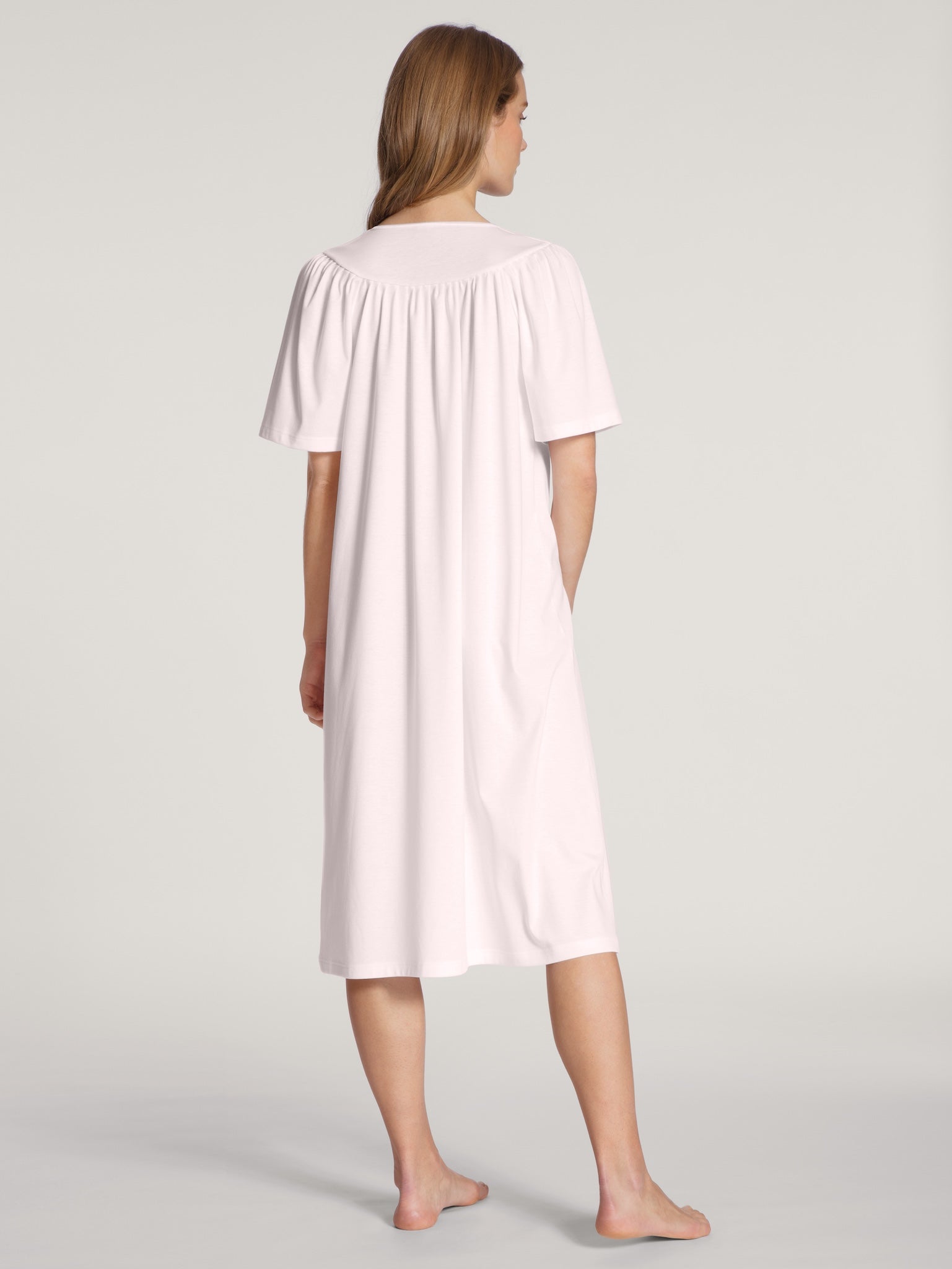 Calida Soft Cotton 34000, Nattlinne kort ärm 