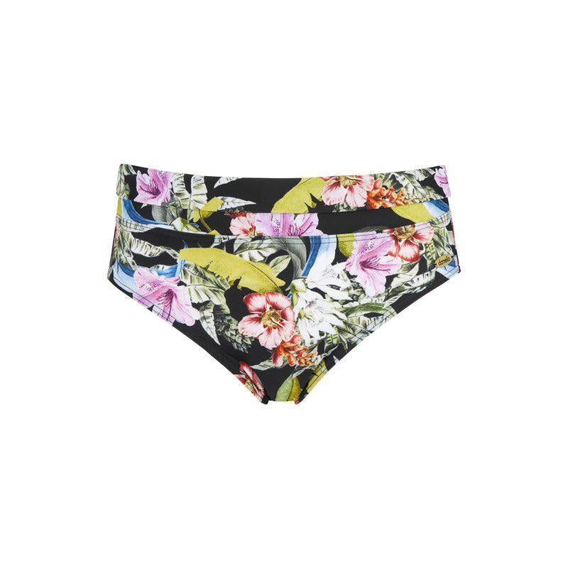 Du bestämmer hur hög midja du vill ha på denna bikinitrosa.