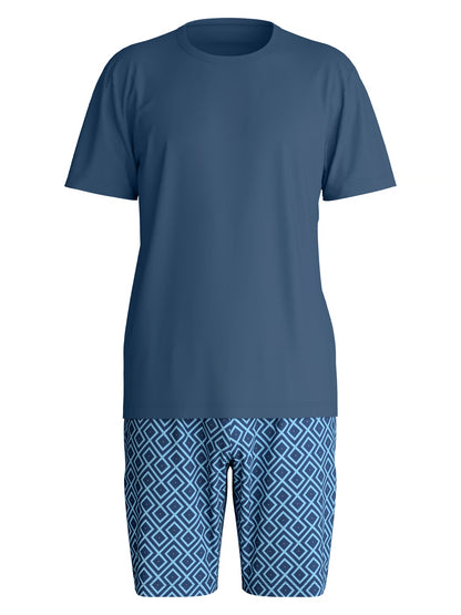 Calida Pyjamas Herr Relax Streamline 2 46082 Atlantic Blue