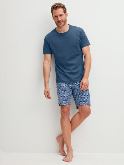 Calida Pyjamas Herr Relax Streamline 2 46082 Atlantic Blue