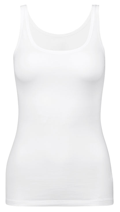 Tank top Linne Calida, Natural Comfort  Bomull 12175 vitt hos Helgas i Borlänge