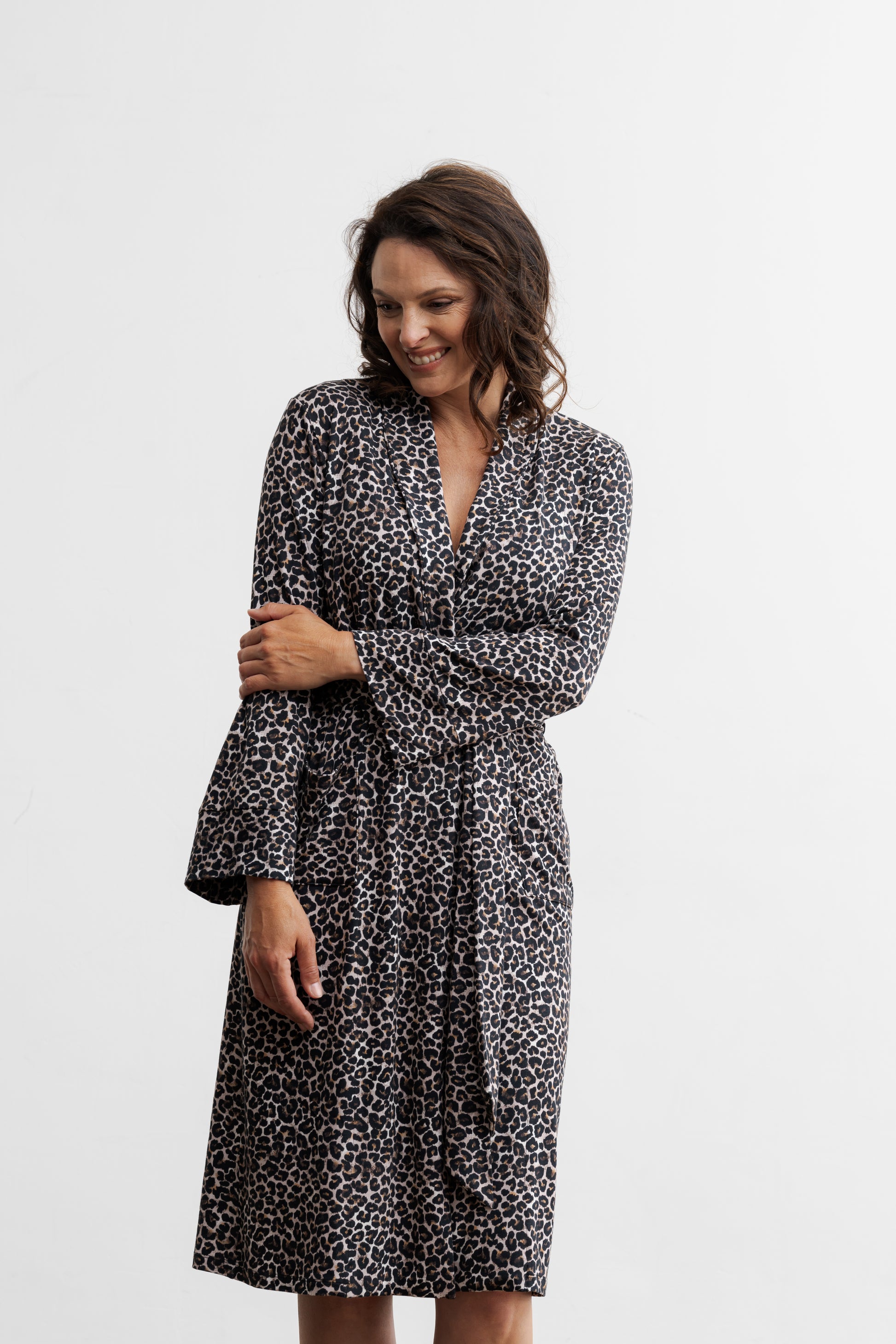 Lyxig kimono i mjukaste modal
