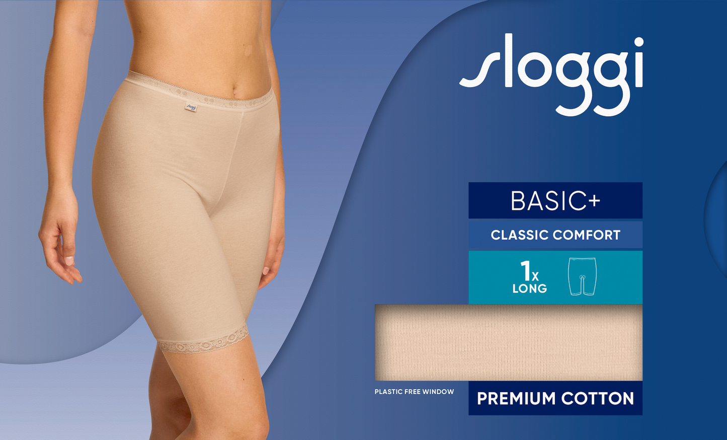 Sloggi Basic+ Long Trosa med långa ben 10007643