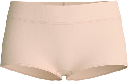Skön och mjuk bomull och bred linning på Calidas storsäljare, trosa. 24230 i beige.
