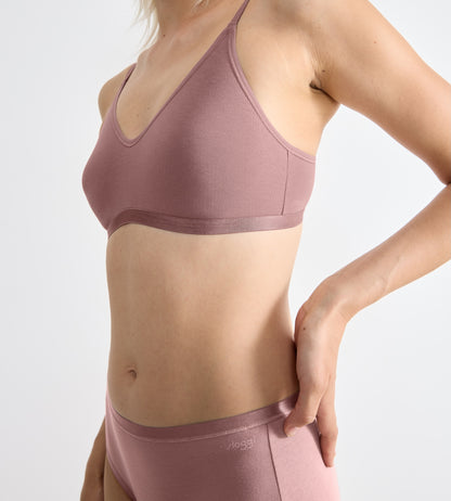 Bygelfri Daily Cotton Soft Bra med formpressade kupor i dubbla lager