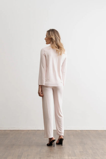 Pyjamas jacka dam Christine, Abelle bakifrån | Köp online | Helgas